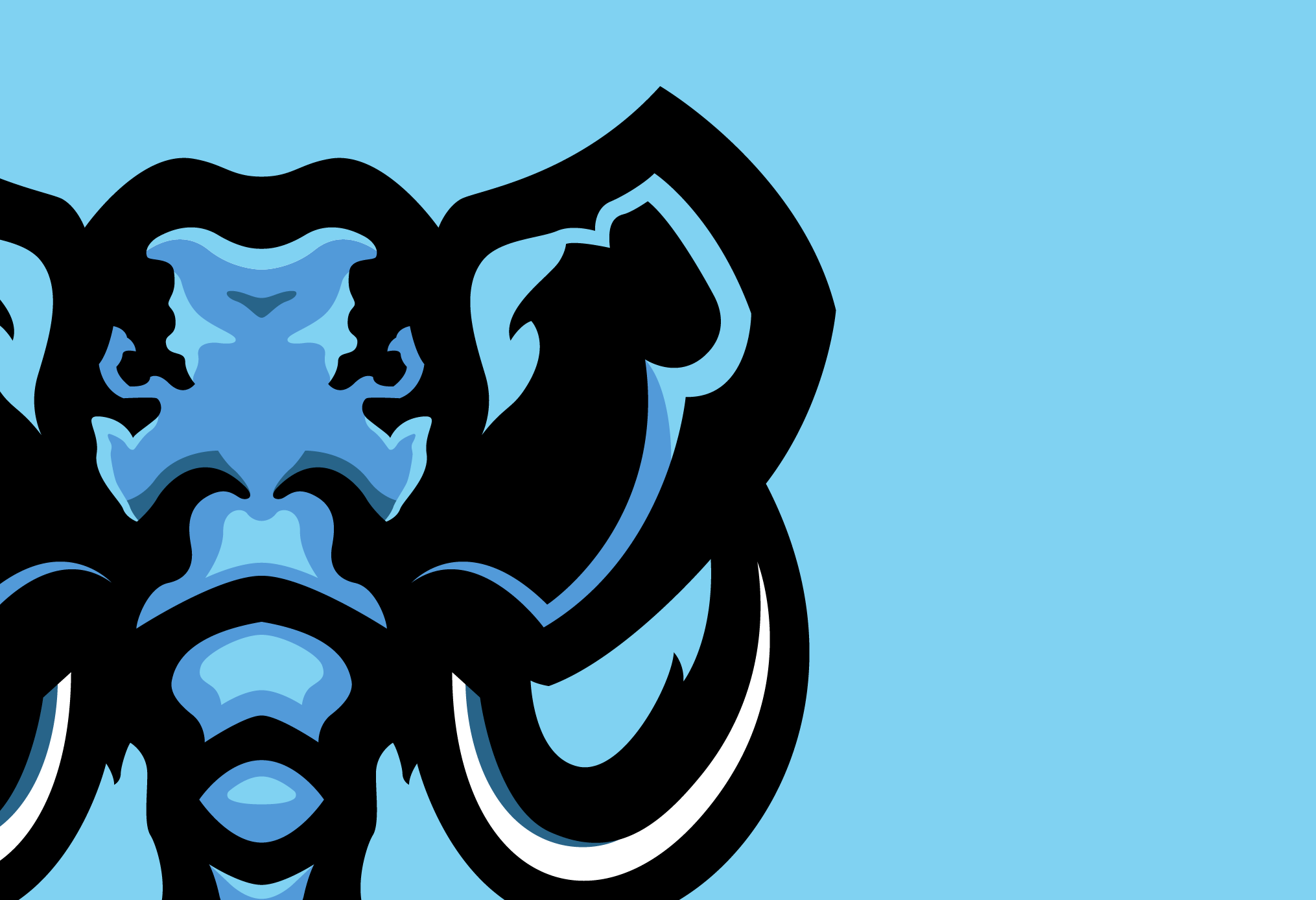 Elephant Esports mascot, close-up detail