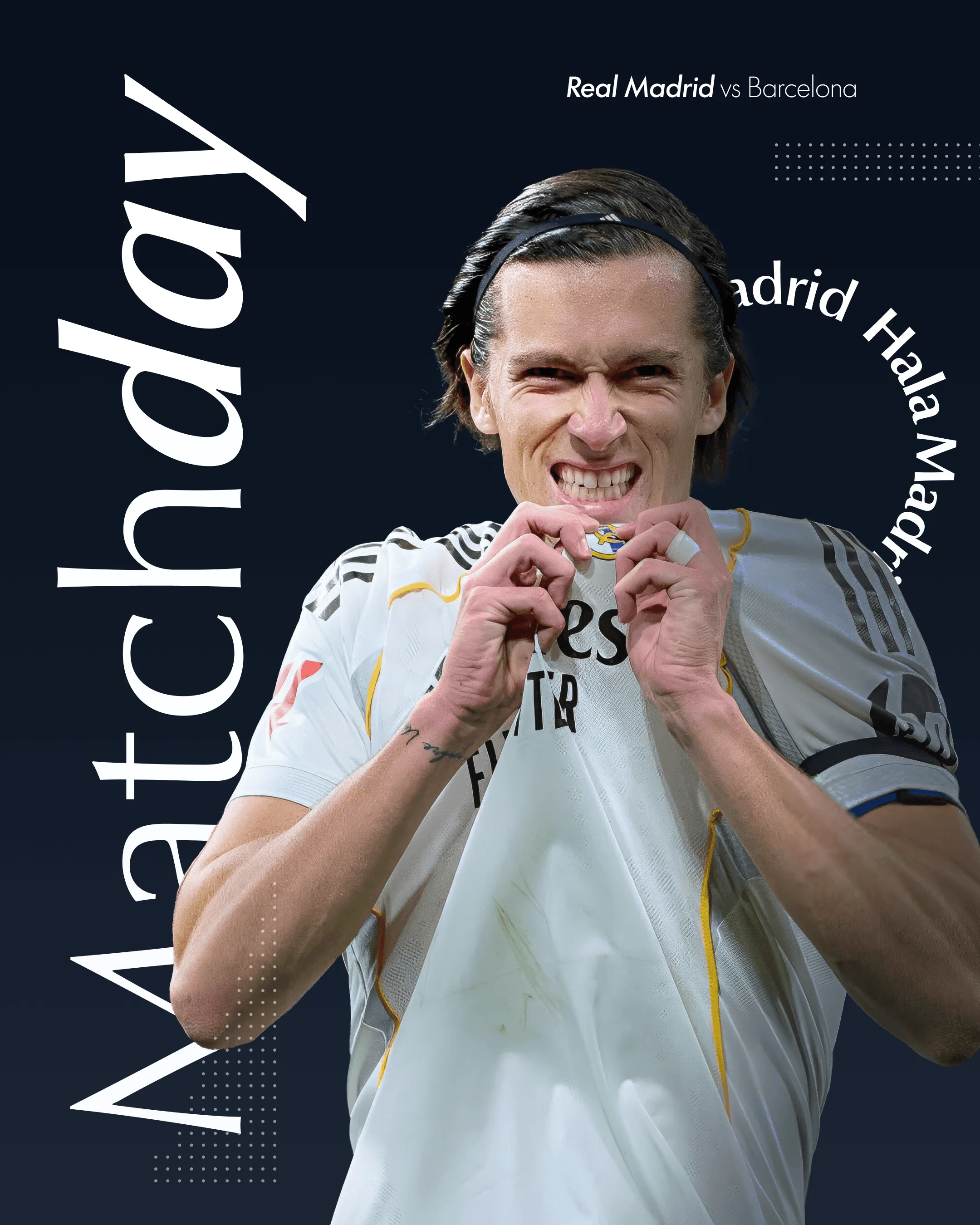 Matchday poster, alternate design